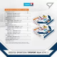 Hokejové karty Tipsport ELH 21/22 Blaster box 2. série - zastoupení karet