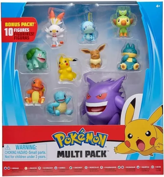Pokémon akčné figúrky 10-Pack 4-9 cm