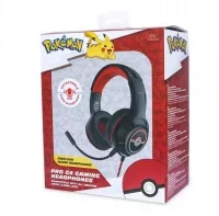 Pokémon herní sluchátka PRO G4 - Pokébal - černo/červená