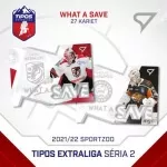 Hokejové karty Tipos extraliga 2021-22 Premium box 2. séria