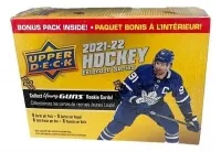 2021-2022 NHL Upper Deck Extended Series Mass Blast! - zadní strana boxu