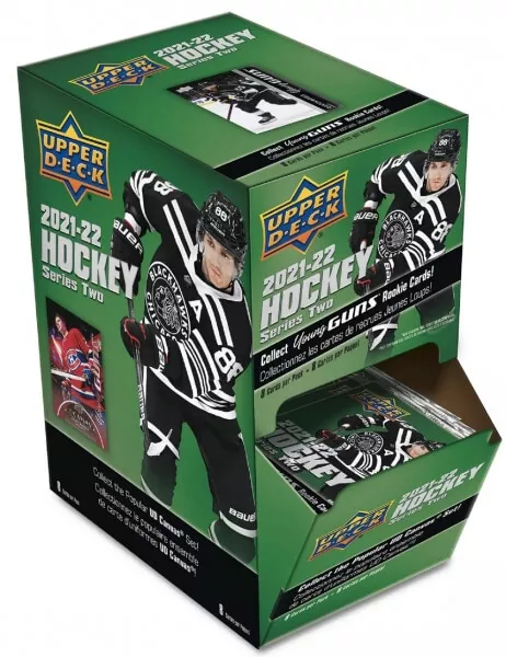 2021-22 NHL Upper Deck Series Two Gravity Box - hokejové karty