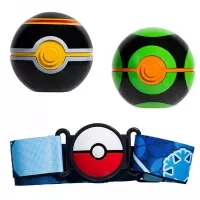  Pokémon Clip 'N' Go Poké Ball Belt Set - Dusk Ball, Luxury Ball, and Sneasel Pokémon Clip 'N' Go Poké Ball Belt Set - Dusk Ball, Luxury Ball, and Sneasel