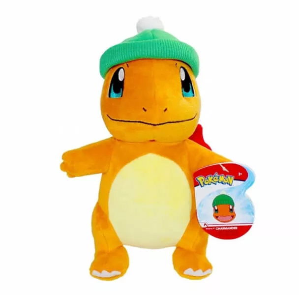 Pokémon plyšák Charmander s čiapkou 20 cm