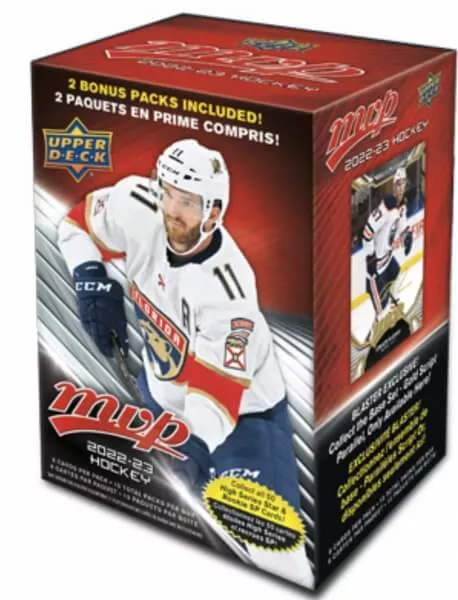 2022-23 NHL Upper Deck MVP Blaster box - hokejové karty