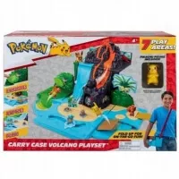 Pokemon Carry Case Volcano Playset + figurka Pikachu