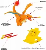 Pokémon Interactive Deluxe Action Figure Charizard - funkce a obsah balení