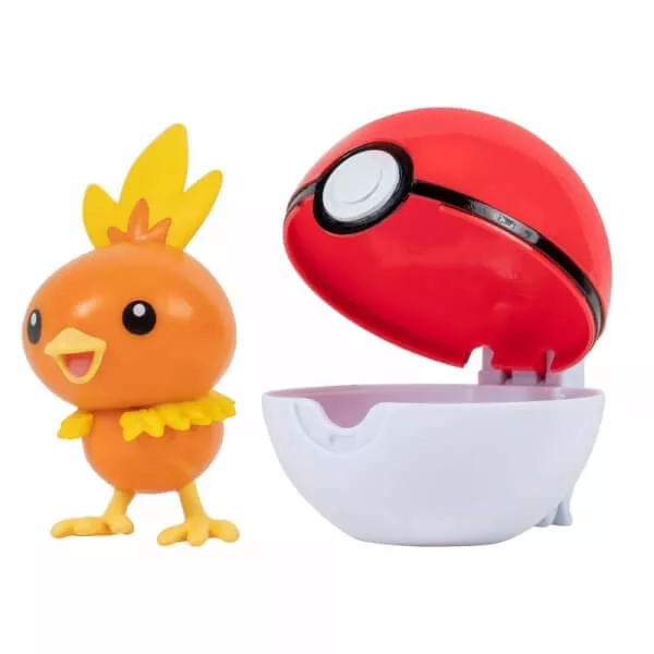Pokémon Clip and Go Poké Ball - figurka Torchic
