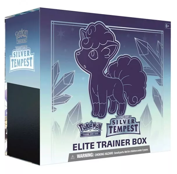 Pokémon Sword and Shield - Silver Tempest Elite Trainer Box – Alolan Vulpix VSTAR