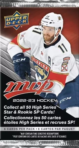 2022-23 NHL Upper Deck MVP Retail balíček - hokejové karty