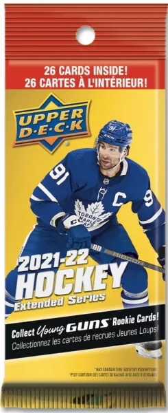 2021-2022 NHL Upper Deck Extended Series Fat Pack - hokejové karty