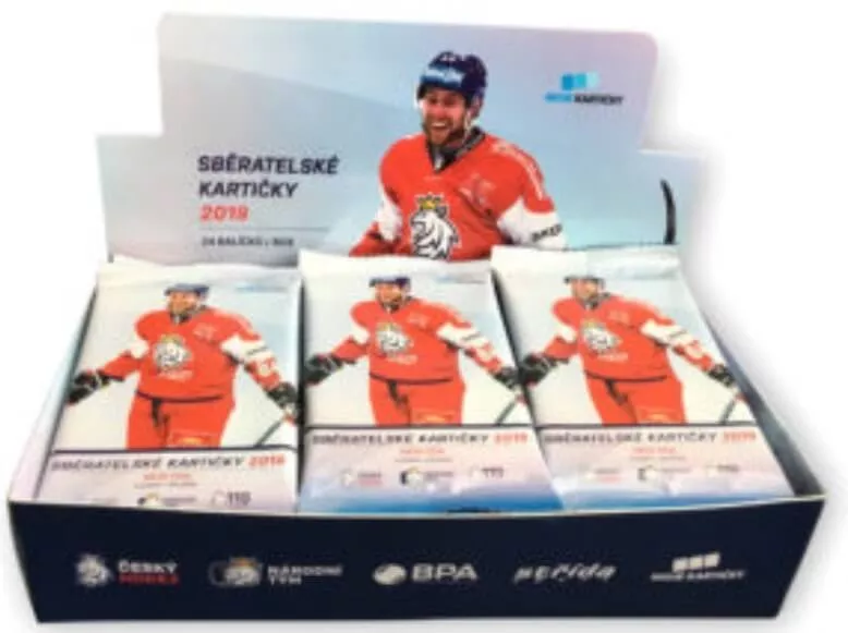 Hokejové karty Český národný tím 2019 - retail box