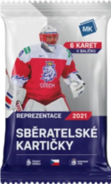 Hokejové karty Český národný tím 2021 - retail balíček