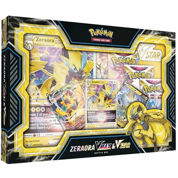 Pokémon Zeraora VMAX & VSTAR Battle Box