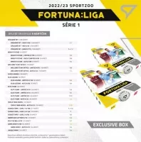 Plnění Exclusive boxů Fortuna liga 2022-2023 1. séria