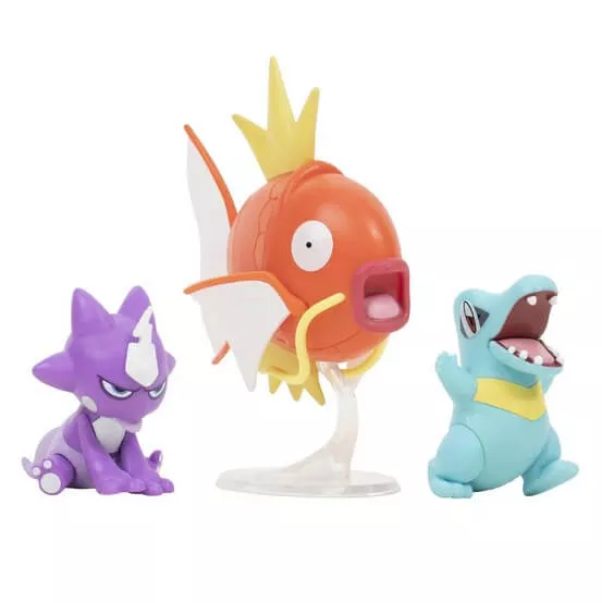 Pokémon akčné figúrky Toxel, Totodile a Magikarp 5 - 8 cm