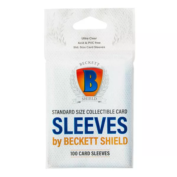 Obaly na karty Beckett Shield Standard Card Sleeves - 100 ks
