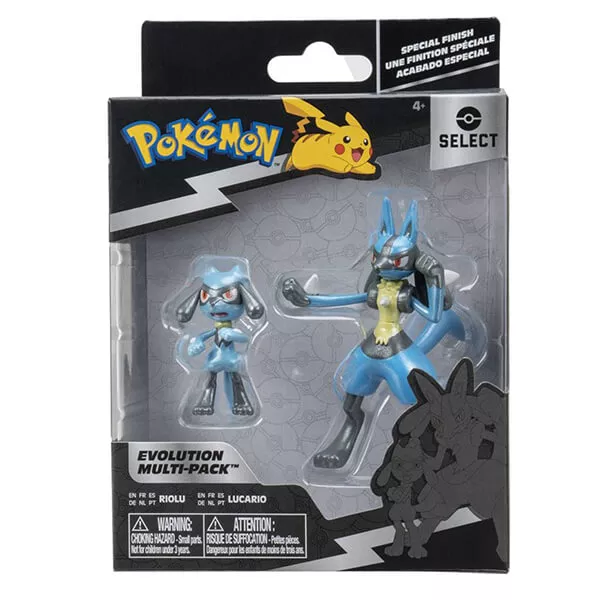 Pokémon akčné figúrky Riolu a Lucario 5 - 7 cm
