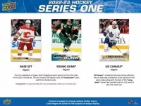 Přehled karet v series one upper deck nhl 2022-2023