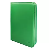 Vivid 4-Pocket Zippered PRO-Binder - Green