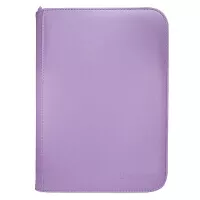 Vivid 4-Pocket Zippered PRO-Binder - Purple