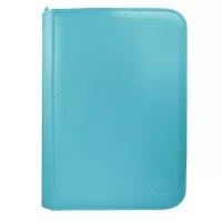 Vivid 4-Pocket Zippered PRO-Binder - Light Blue