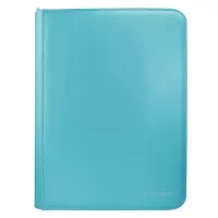 Vivid 9-Pocket Zippered PRO-Binder Light Blue - přední strana