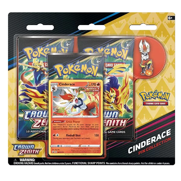 Pokémon Crown Zenith Pin Collection - Cinderace