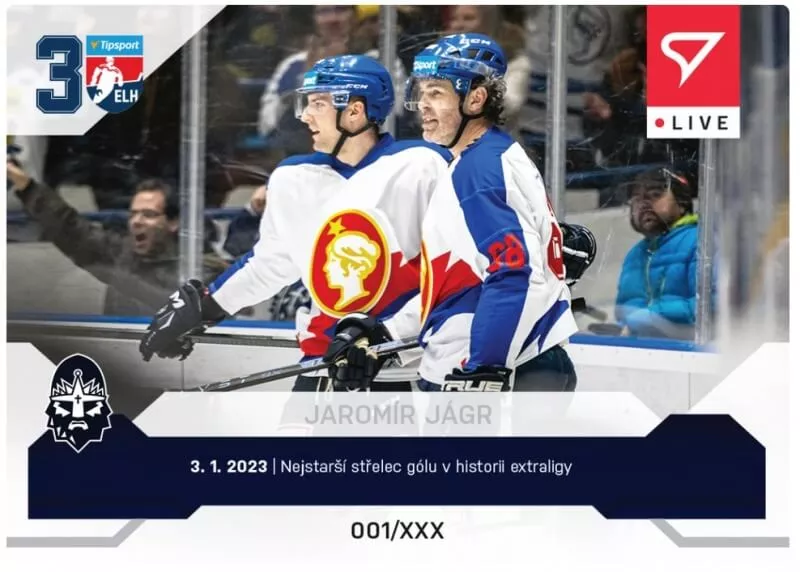 Hokejové karty Tipsport ELH 2022-2023 - L-061 Jaromír Jágr