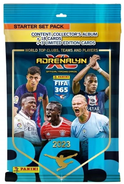 Futbalové karty Panini FIFA 365 2022/2023 Adrenalyn - starter set