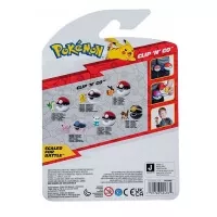 Pokémon Clip and Go Pikachu + Premier Ball - zadní strana balení