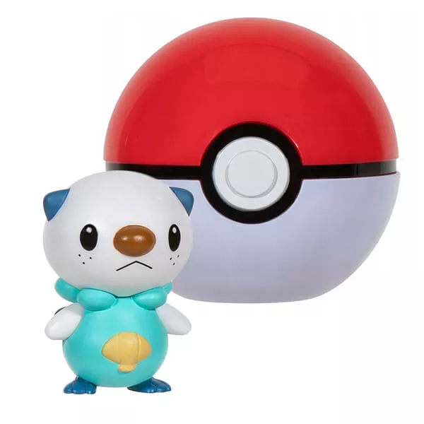 Pokémon Clip and Go Poké Ball - figúrka Oshawott