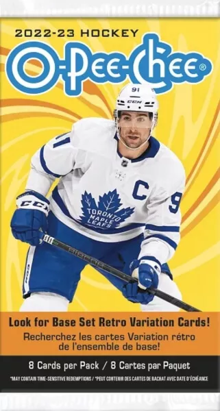 2022-2023 NHL Upper Deck O-Pee-Chee Retail balíček - hokejové karty