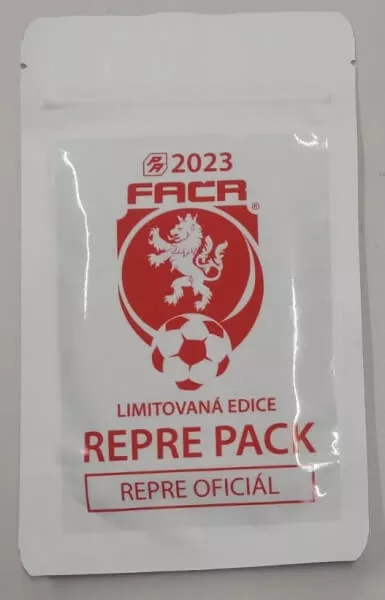 Futbalové karty České reprezentácie - Repre Starter pack 2023 - biely