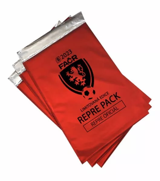 Futbalové karty Českej reprezentácie - Repre pack 2023 - červený