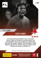 Fortuna Liga 22-23 L-093 Igoh Ogbu back