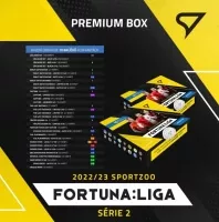 Přehled plnění premium boxů Fortuna liga fotbalové karty 2023 od sportzoo