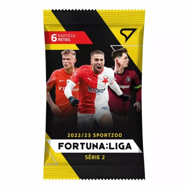 Futbalové karty Fortuna Liga 2022-2023 Retail balíček 2. seria
