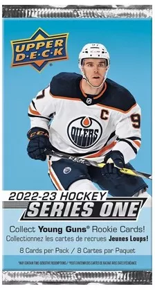 2022-23 NHL Upper Deck Series One Gravity Feed balíček - hokejové karty