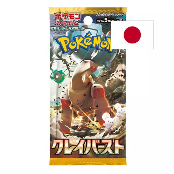 Pokémon Clay Burst Booster - japonsky