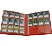 Album na karty Gamegenic Casual 24-Pocket Red s kartami
