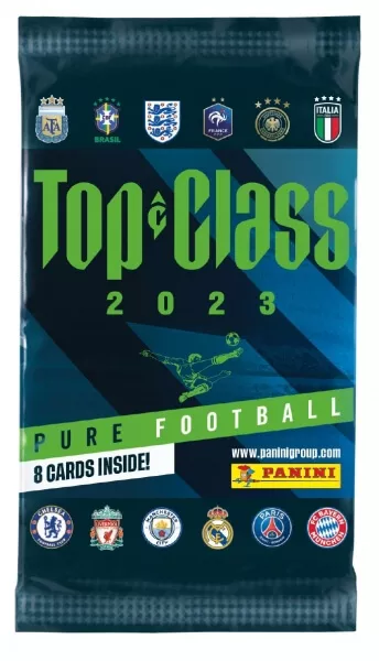 Futbalové karty Panini Top Class 2023 - Booster