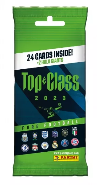 Futbalové karty Panini Top Class 2023 - Fat Pack