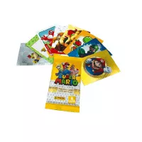 V balíčku je 8 náhodně namíchaných karet Super Mario