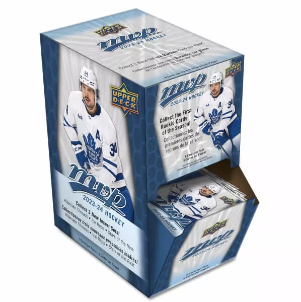 2023-24 NHL Upper Deck MVP Gravity feed box - hokejové karty