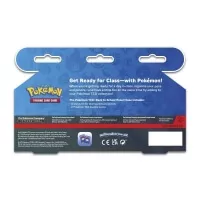 Pokémon Back to School Pencil Case 2023 - penál se 2 boostery - v papírovém blisteru zadek