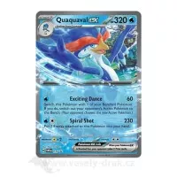 Karta z Pokémon plechovky Quaquaval ex