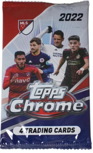2022 Topps Chrome Major League Soccer Hobby Balíček - futbalové karty