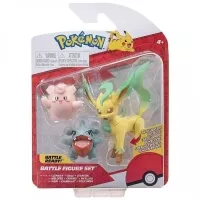 Pokémon akční figurky Clefairy, Gible, Leafeon 5 - 8 cm - v balení
