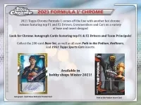 2021 Topps Formula 1 Chrome Hobby Box - plnění 1